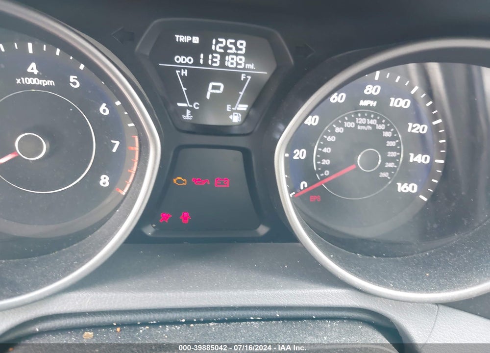 2013 HYUNDAI ELANTRA LIMITED VIN: 5NPDH4AEXDH163937