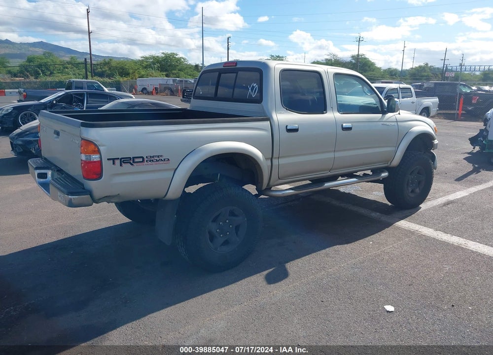 2001 TOYOTA TACOMA PRERUNNER V6 VIN: 5TEGN92N41Z867836