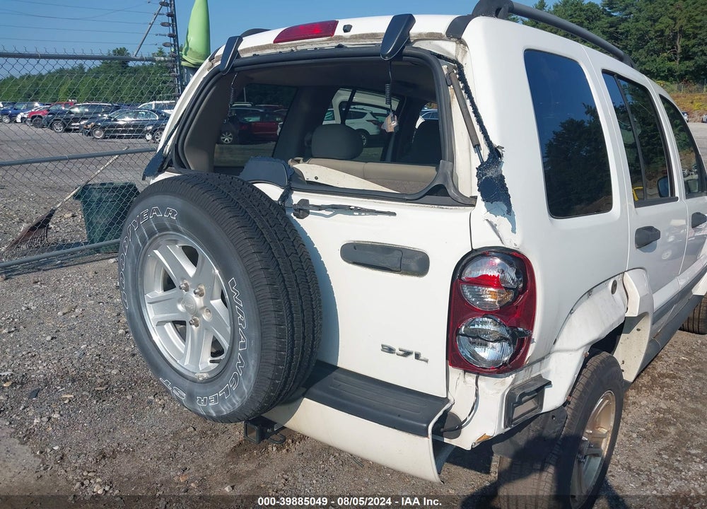 2007 JEEP LIBERTY SPORT VIN: 1J4GL48K57W567115