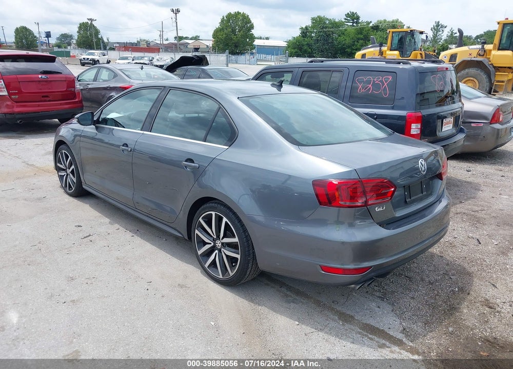 2014 VOLKSWAGEN JETTA GLI AUTOBAHN VIN: 3VW4T7AJ4EM353710