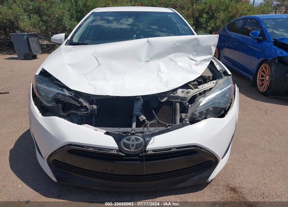 2018 TOYOTA COROLLA LE VIN: 2T1BURHE2JC974782