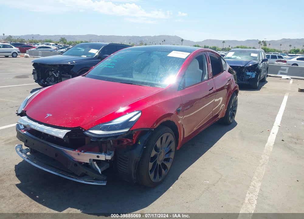 2024 TESLA MODEL Y PERFORMANCE DUAL MOTOR ALL-WHEEL DRIVE VIN: 7SAYGDEF1RA276835