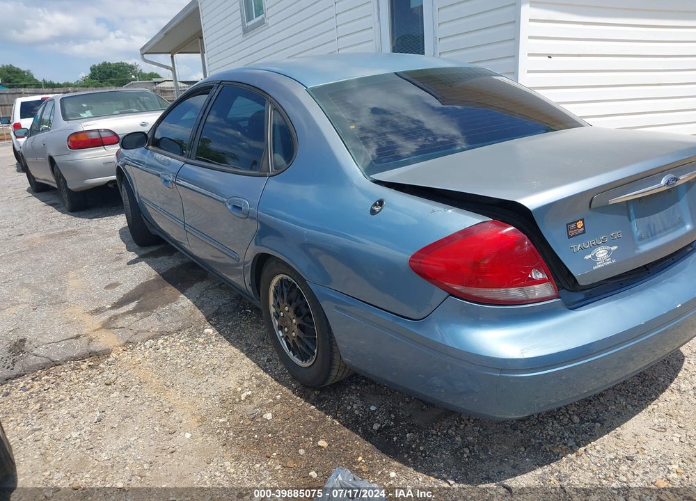 2006 FORD TAURUS SE VIN: 1FAFP53U56A201158