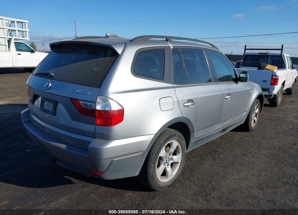 2008 BMW X3 3.0SI VIN: WBXPC93488WJ19628