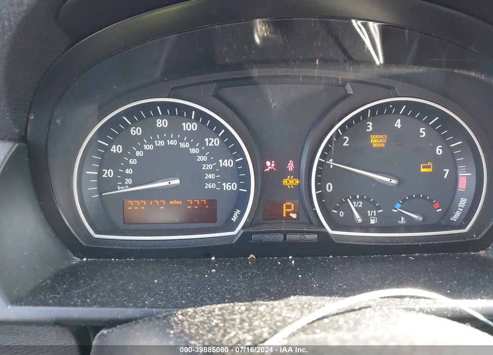 2008 BMW X3 3.0SI VIN: WBXPC93488WJ19628