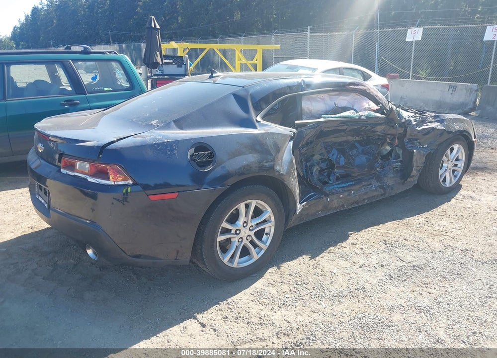 2015 CHEVROLET CAMARO 2LS VIN: 2G1FB1E35F9178877