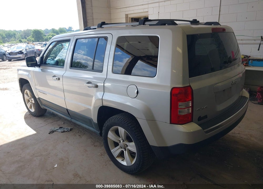 2011 JEEP PATRIOT LATITUDE X VIN: 1J4NF4GB7BD227503