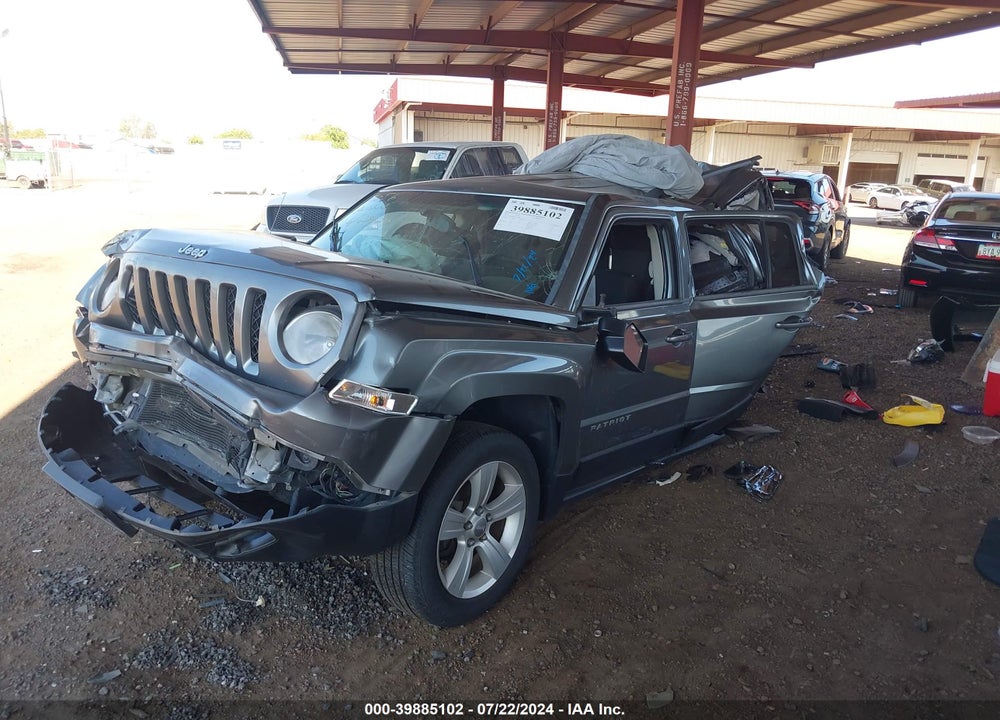 2014 JEEP PATRIOT LATITUDE VIN: 1C4NJPFB3ED529964
