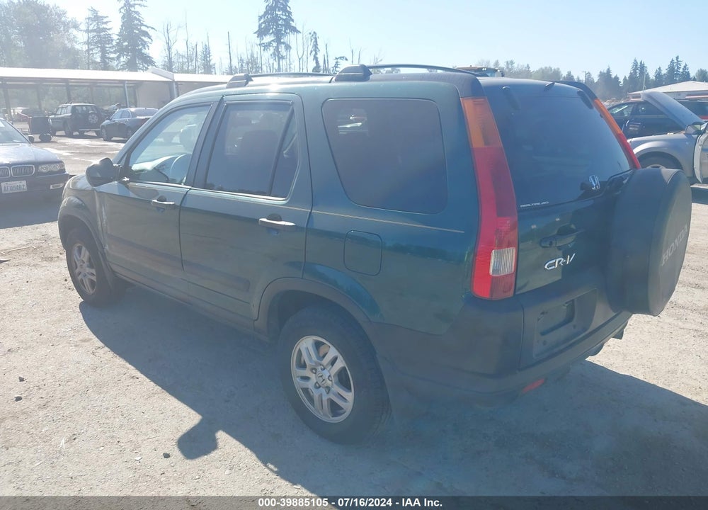 2003 HONDA CR-V EX VIN: SHSRD78893U125981