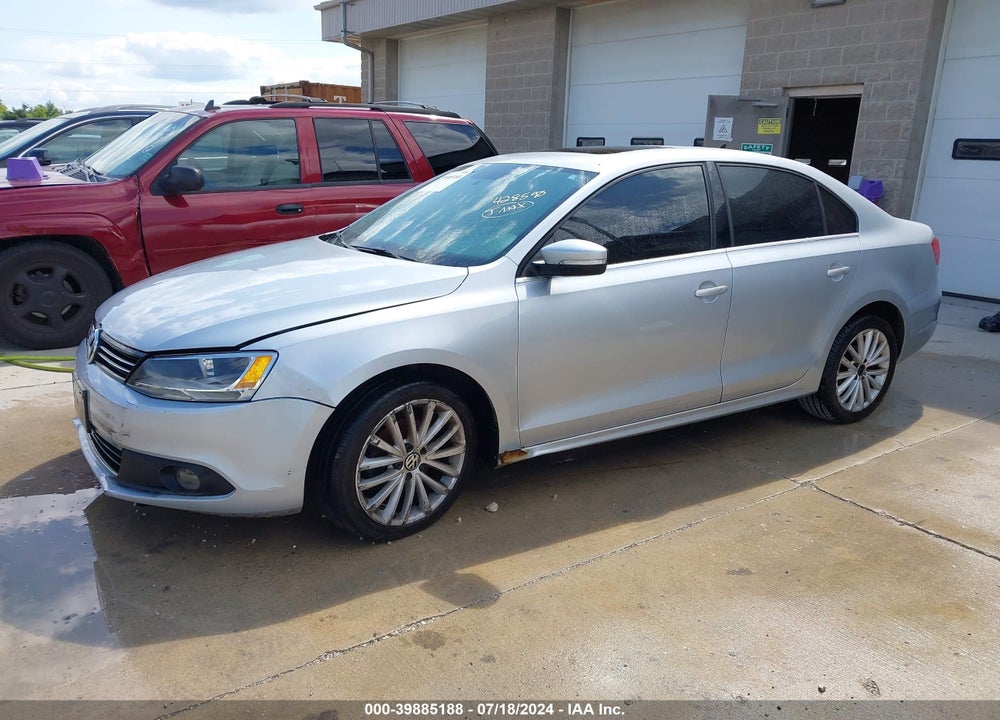2012 VOLKSWAGEN JETTA 2.5L SEL VIN: 3VWLP7AJ5CM428590