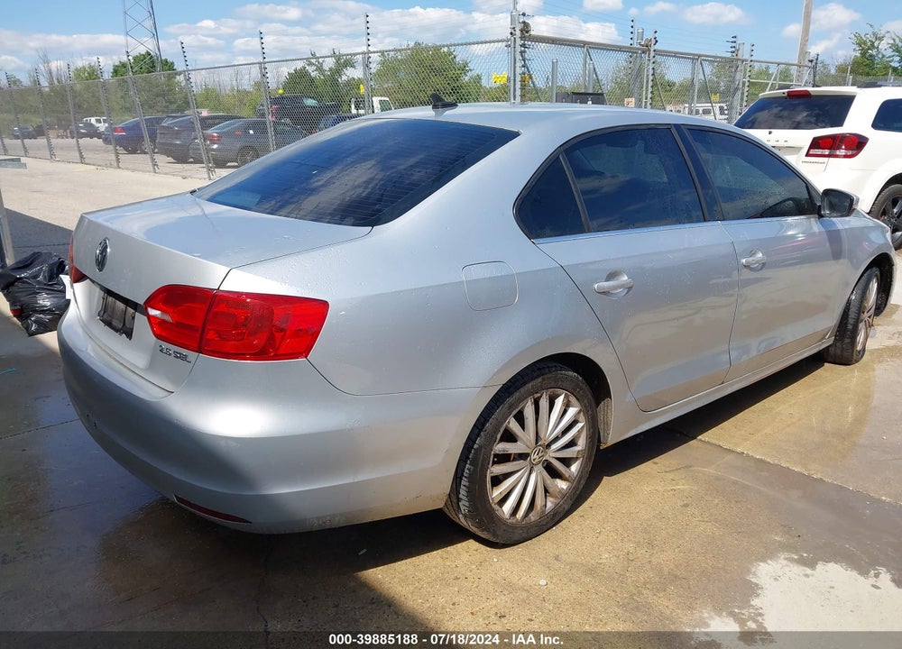 2012 VOLKSWAGEN JETTA 2.5L SEL VIN: 3VWLP7AJ5CM428590