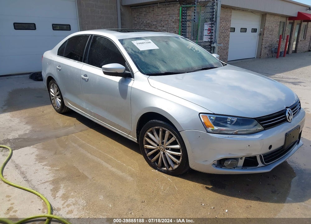 2012 VOLKSWAGEN JETTA 2.5L SEL VIN: 3VWLP7AJ5CM428590