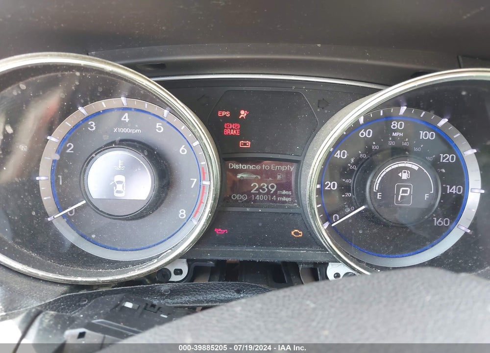2012 HYUNDAI SONATA GLS VIN: 5NPEB4AC7CH336879