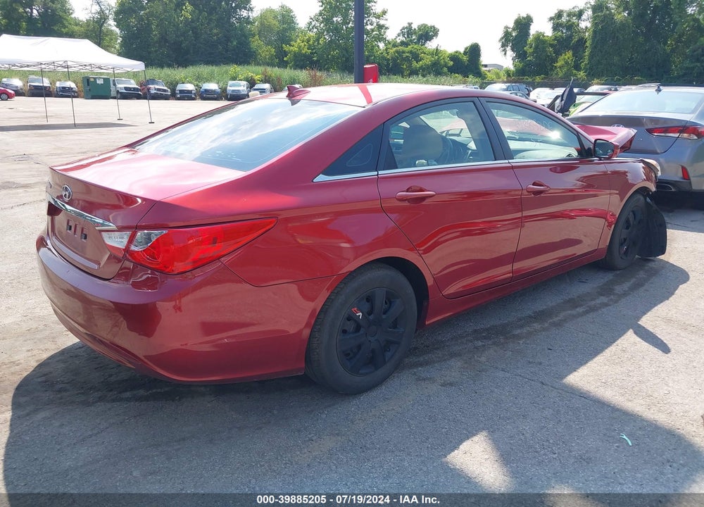 2012 HYUNDAI SONATA GLS VIN: 5NPEB4AC7CH336879