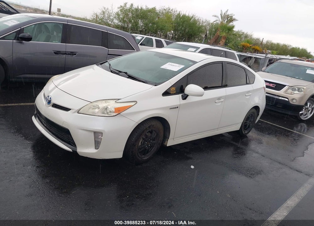 2012 TOYOTA PRIUS TWO VIN: JTDKN3DU3C5476758