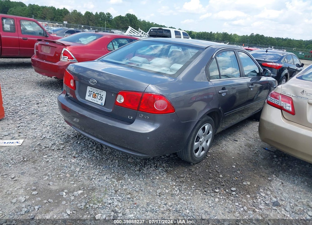 2007 KIA OPTIMA LX VIN: KNAGE123675157717