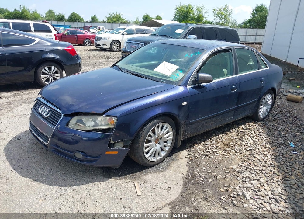 2006 AUDI A4 3.2 VIN: WAUDH98E36A173025
