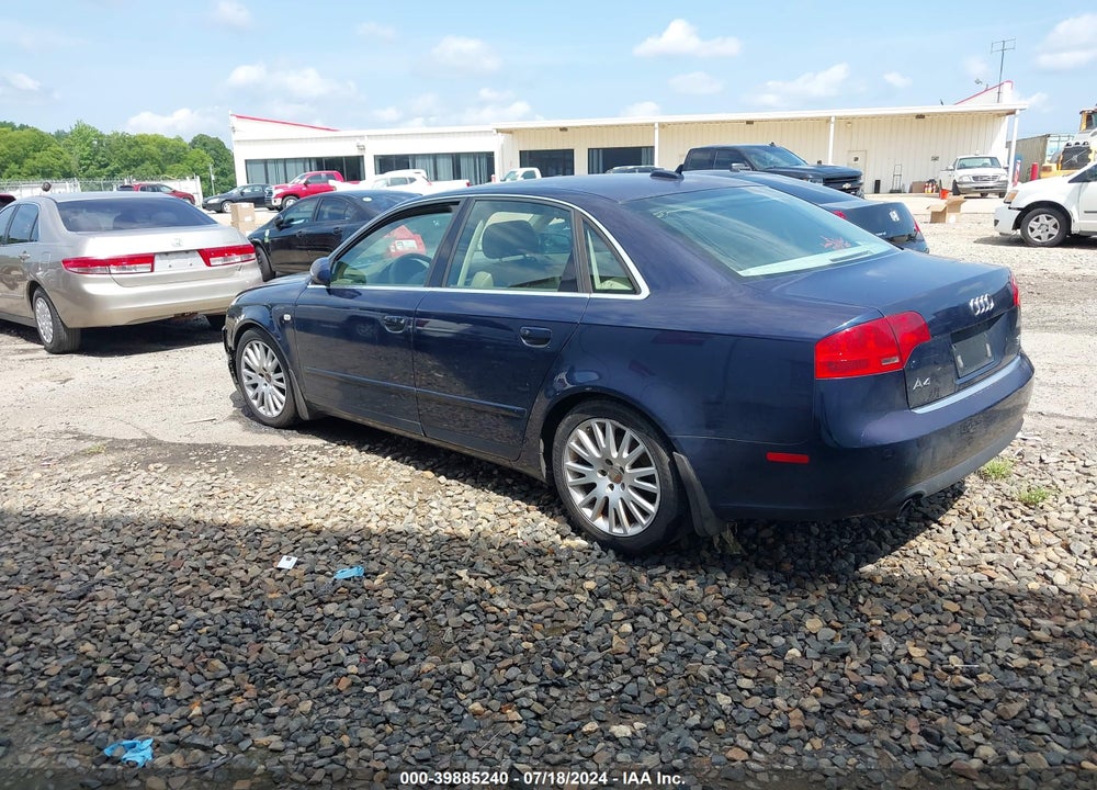 2006 AUDI A4 3.2 VIN: WAUDH98E36A173025