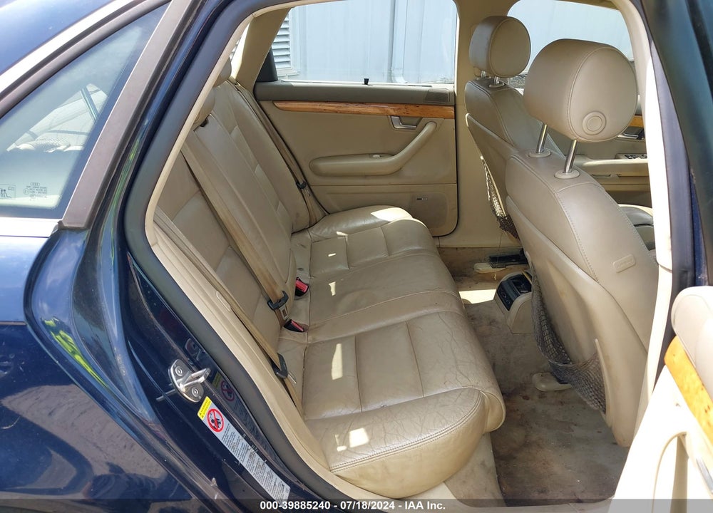2006 AUDI A4 3.2 VIN: WAUDH98E36A173025