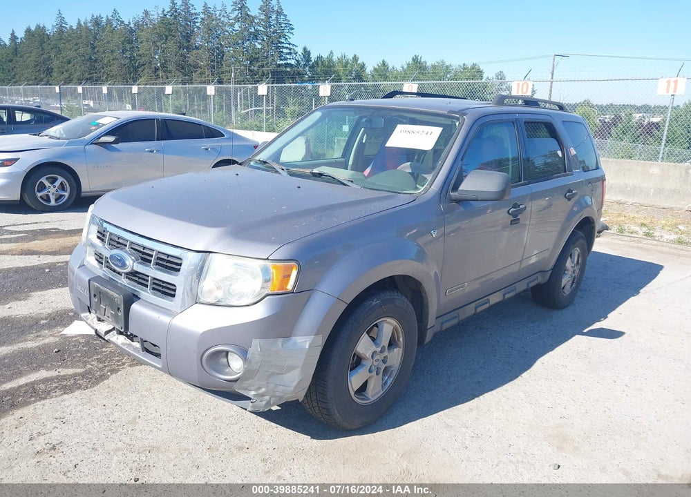2008 FORD ESCAPE XLT VIN: 1FMCU03138KD50241