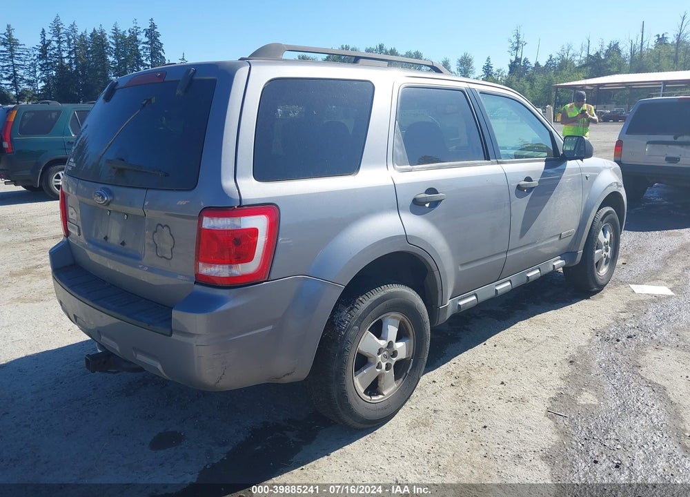 2008 FORD ESCAPE XLT VIN: 1FMCU03138KD50241