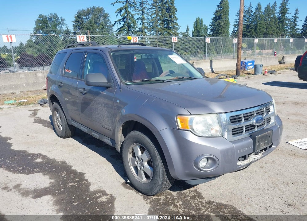 2008 FORD ESCAPE XLT VIN: 1FMCU03138KD50241