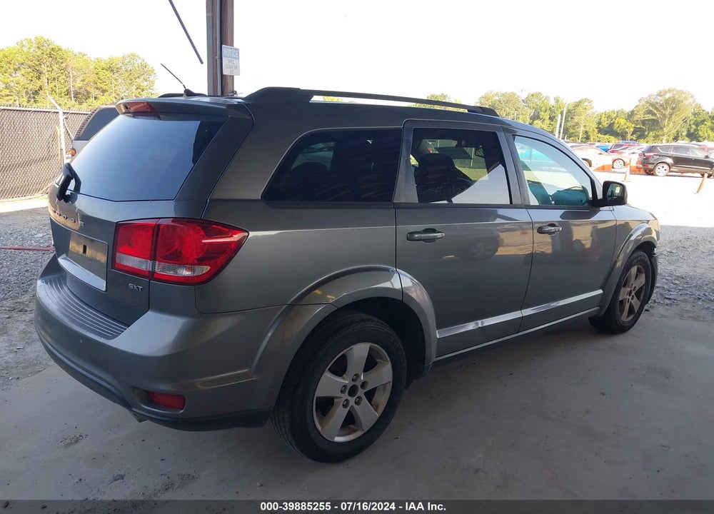 2012 DODGE JOURNEY SXT VIN: 3C4PDCBG4CT318127