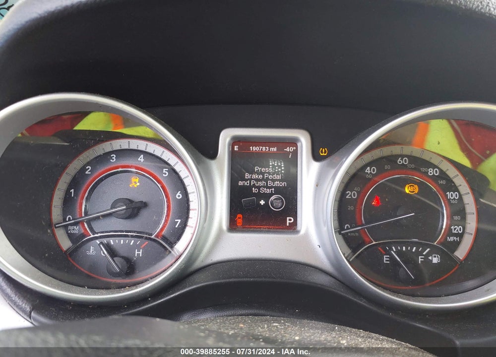 2012 DODGE JOURNEY SXT VIN: 3C4PDCBG4CT318127