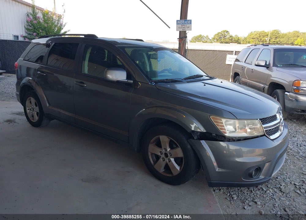 2012 DODGE JOURNEY SXT VIN: 3C4PDCBG4CT318127