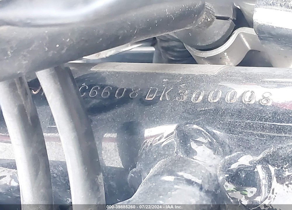 2013 HONDA VT1300 VIN: JH2SC6608DK300008