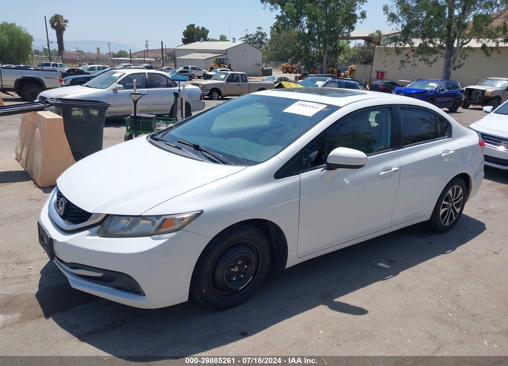 2014 HONDA CIVIC EX VIN: 19XFB2F89EE201648