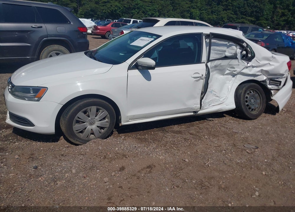 2014 VOLKSWAGEN JETTA VIN: 3VWD07AJ6EM367200