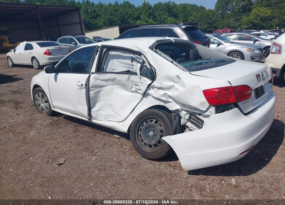 2014 VOLKSWAGEN JETTA VIN: 3VWD07AJ6EM367200