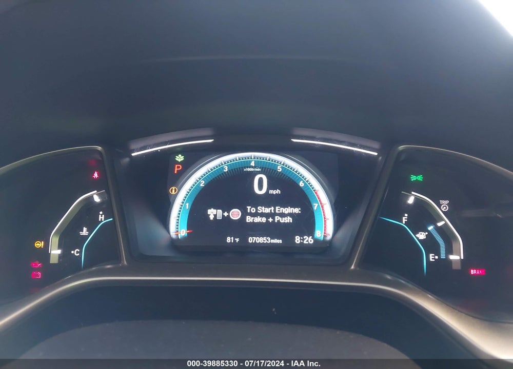 2017 HONDA CIVIC EX-L VIN: 19XFC1F71HE208547