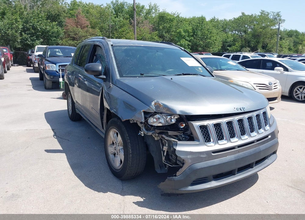 2014 JEEP COMPASS SPORT VIN: 1C4NJCBA9ED593447