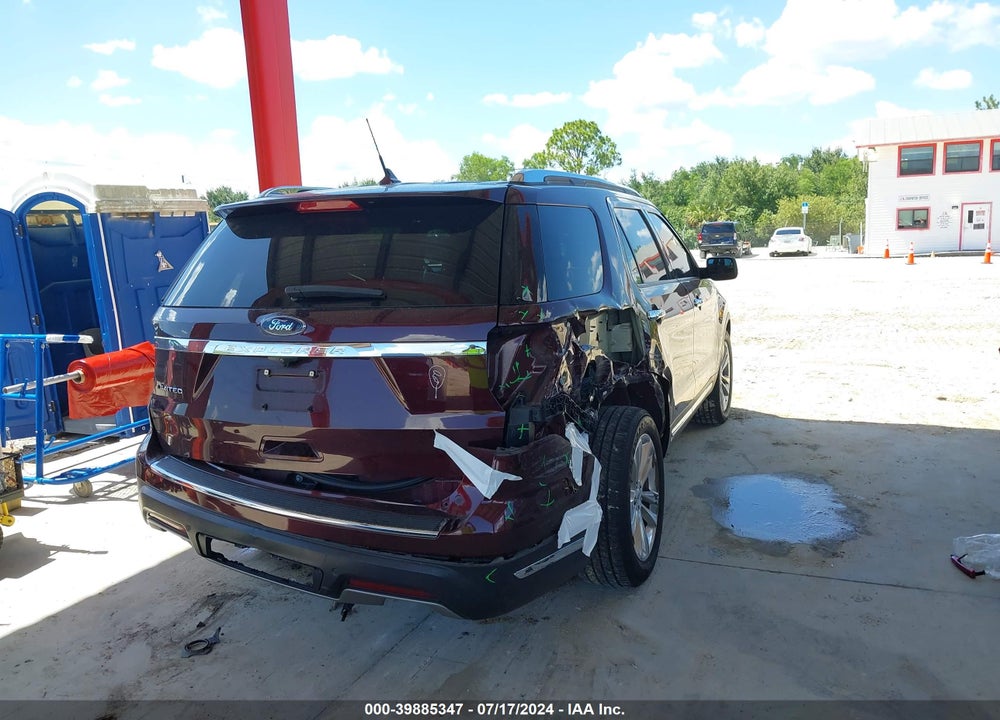 2019 FORD EXPLORER LIMITED VIN: 1FM5K7F84KGA69253