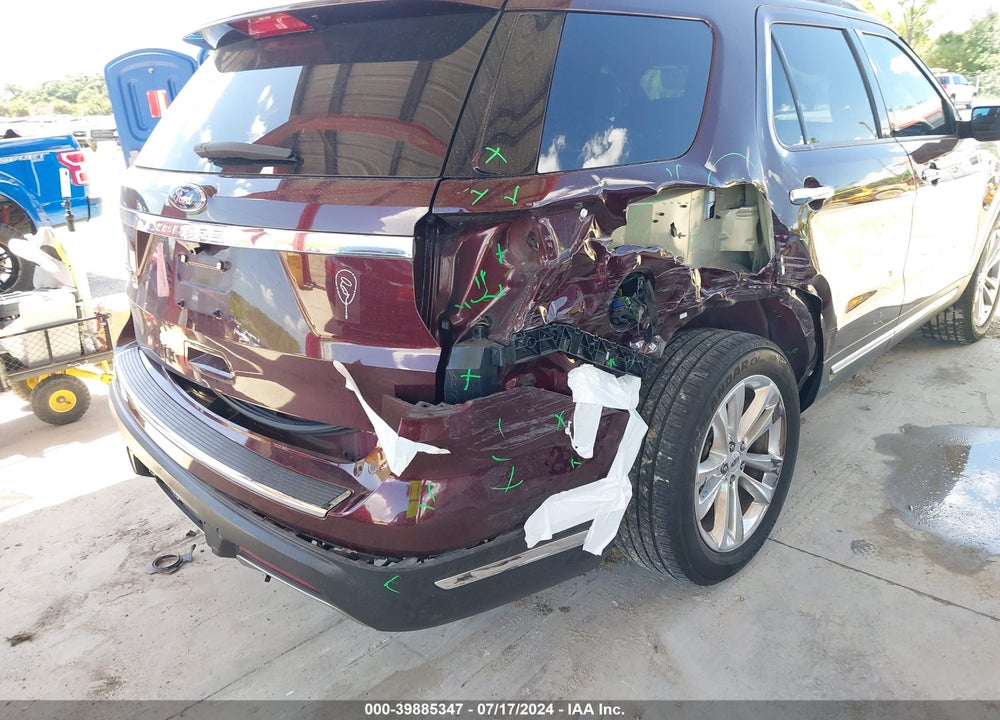 2019 FORD EXPLORER LIMITED VIN: 1FM5K7F84KGA69253