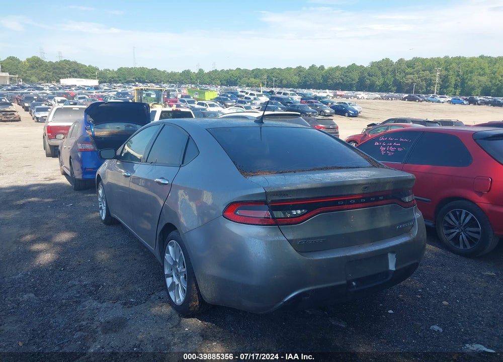 2016 DODGE DART LIMITED VIN: 1C3CDFCB0GD607573
