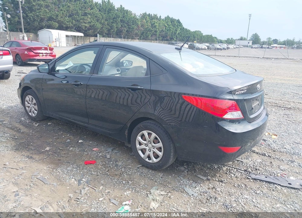2012 HYUNDAI ACCENT GLS VIN: KMHCT4AE6CU167199
