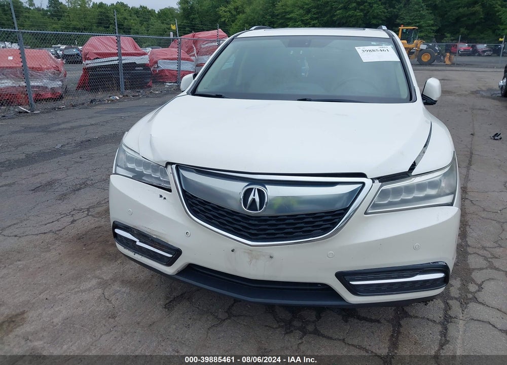 2014 ACURA MDX ADVANCE PKG W/ENTERTAINMENT PKG VIN: 5FRYD4H86EB028417