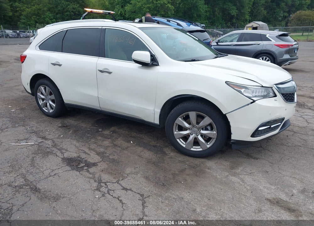 2014 ACURA MDX ADVANCE PKG W/ENTERTAINMENT PKG VIN: 5FRYD4H86EB028417