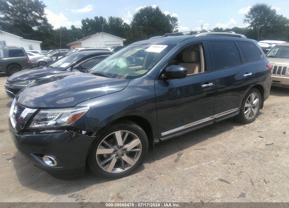 2014 NISSAN PATHFINDER PLATINUM VIN: 5N1AR2MNXEC643355