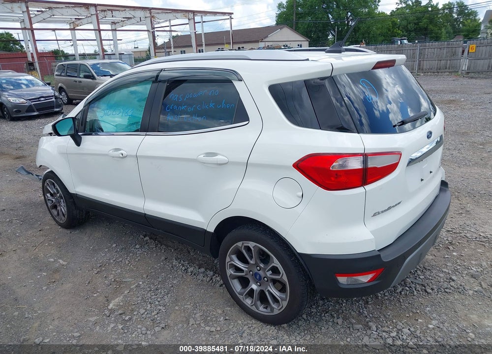 2018 FORD ECOSPORT TITANIUM VIN: MAJ3P1VE3JC197190