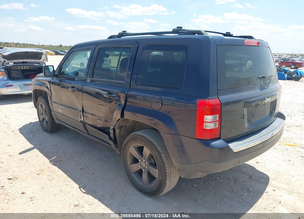 2014 JEEP PATRIOT LATITUDE VIN: 1C4NJPFAXED590462