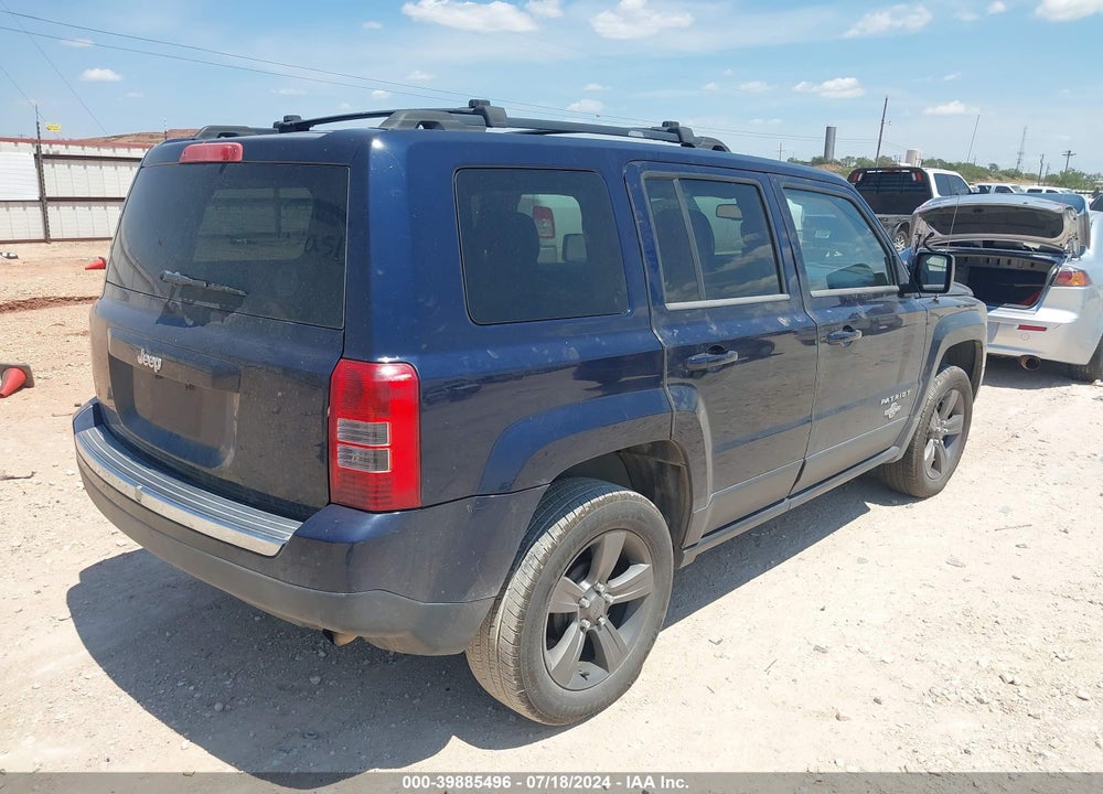 2014 JEEP PATRIOT LATITUDE VIN: 1C4NJPFAXED590462