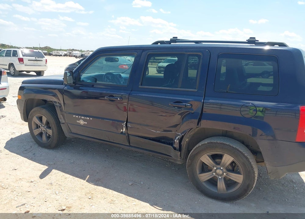 2014 JEEP PATRIOT LATITUDE VIN: 1C4NJPFAXED590462