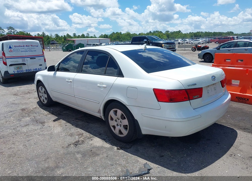 2009 HYUNDAI SONATA GLS VIN: 5NPET46CX9H410326