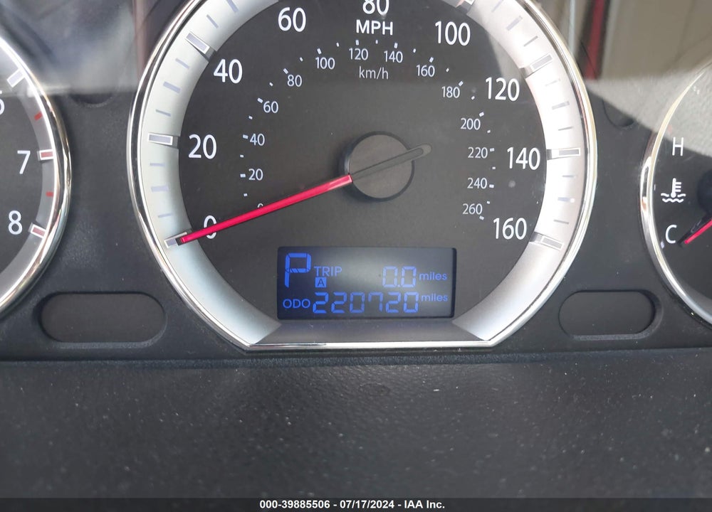 2009 HYUNDAI SONATA GLS VIN: 5NPET46CX9H410326