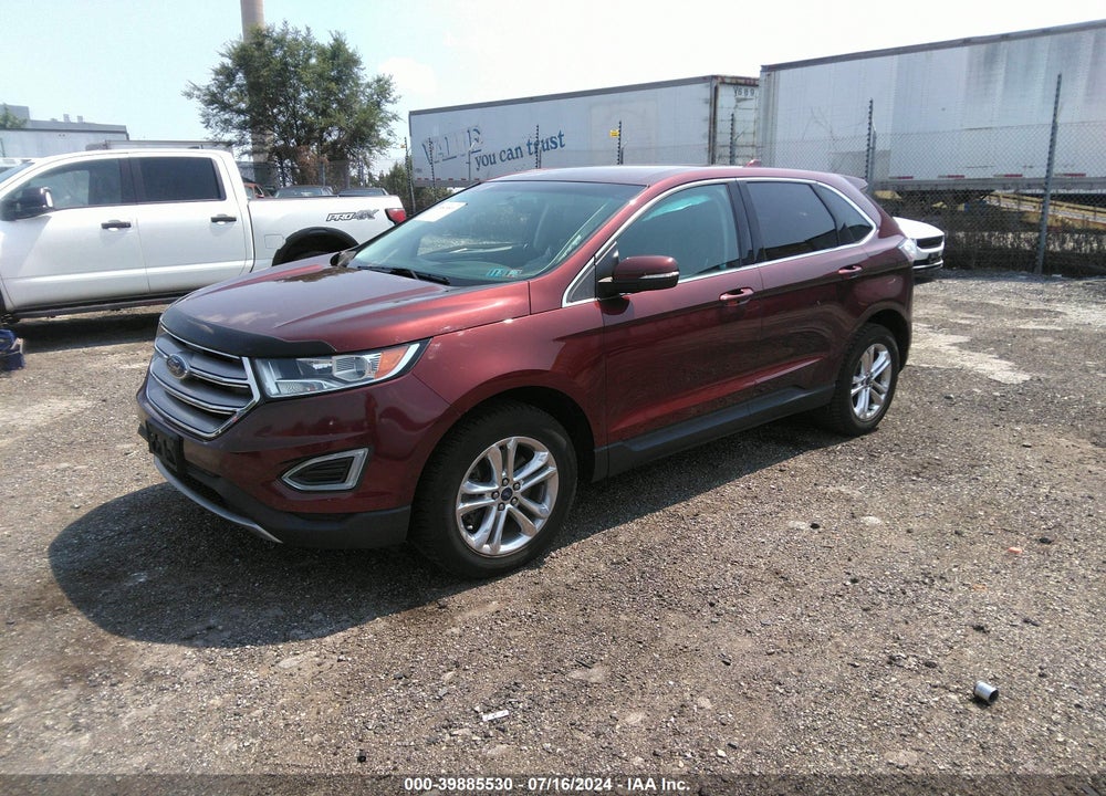 2015 FORD EDGE SEL VIN: 2FMTK4J81FBC18681