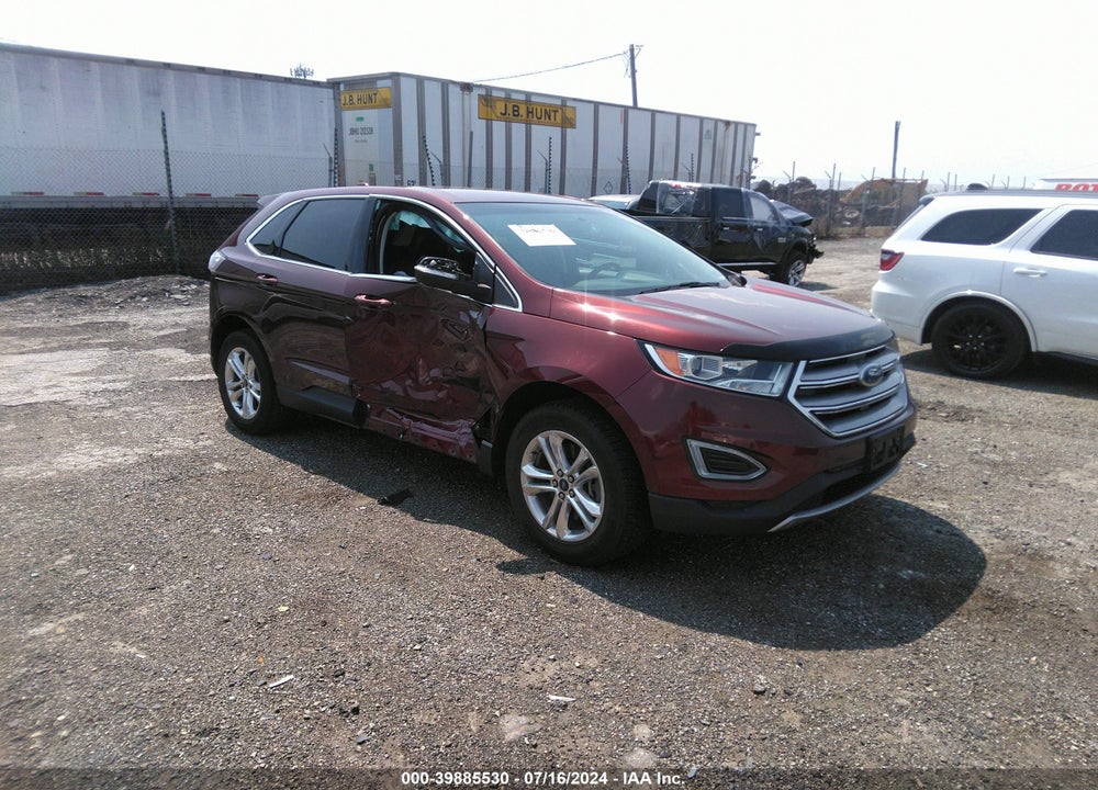 2015 FORD EDGE SEL VIN: 2FMTK4J81FBC18681